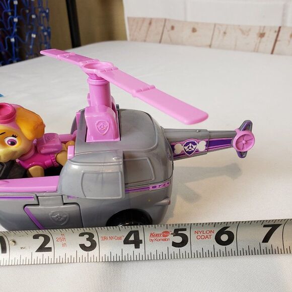 Nickelodeon Paw Patrol Skye Pup with Helicopter Pink Dog Toy Little Hands - Picture 8 of 12